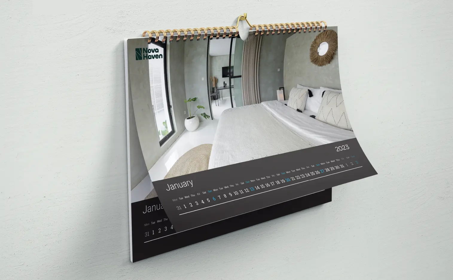 nova branded calendar