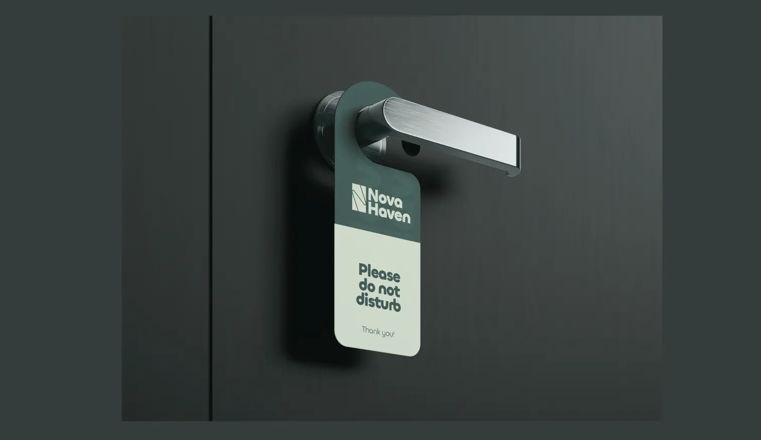 nova branded DND door tag